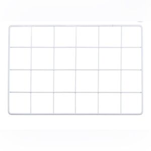 Wall Grid Panel, Metal Wire Photo Wall Display Hanging Picture Organizer White
